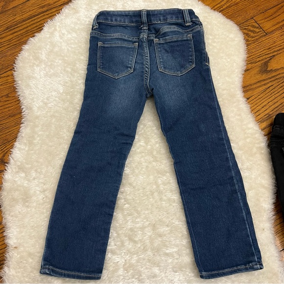 Gap Little Girl Bundle of 3 Skinny Fit, Jeggings Denim Jeans Sz 4 - Picture 9 of 13